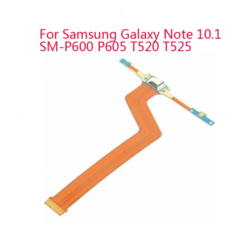 Для Samsung Galaxy Note 10 1 SM-P600 P605 T520 T525 Usb-плата 100% новинка USB-разъем зарядная плата гибкий