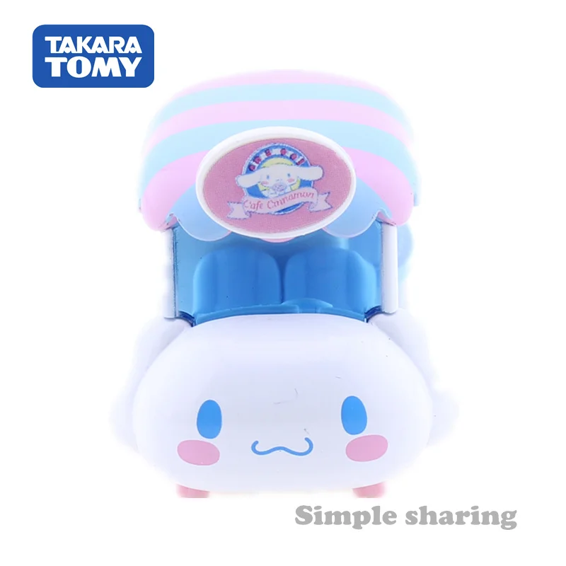 Takara Tomy Dream TOMICA Sanrio No. 147 Cinnamoroll Собака с большим ухом двигатели автомобиля литая