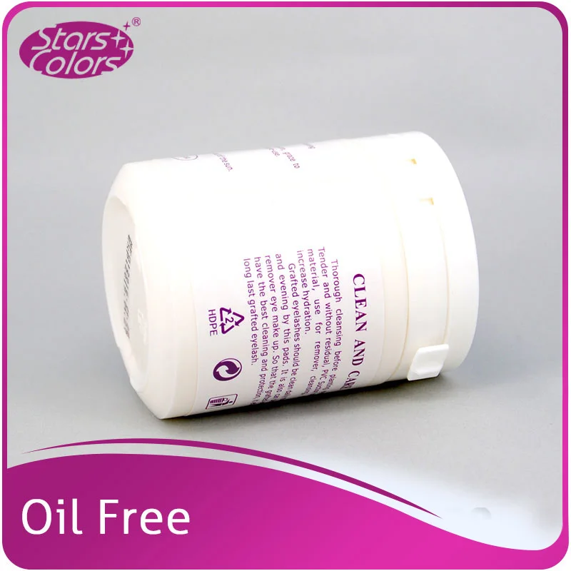 Лидер продаж 30 штук в бутылке быстрое средство для удаления ресниц чистые ватные