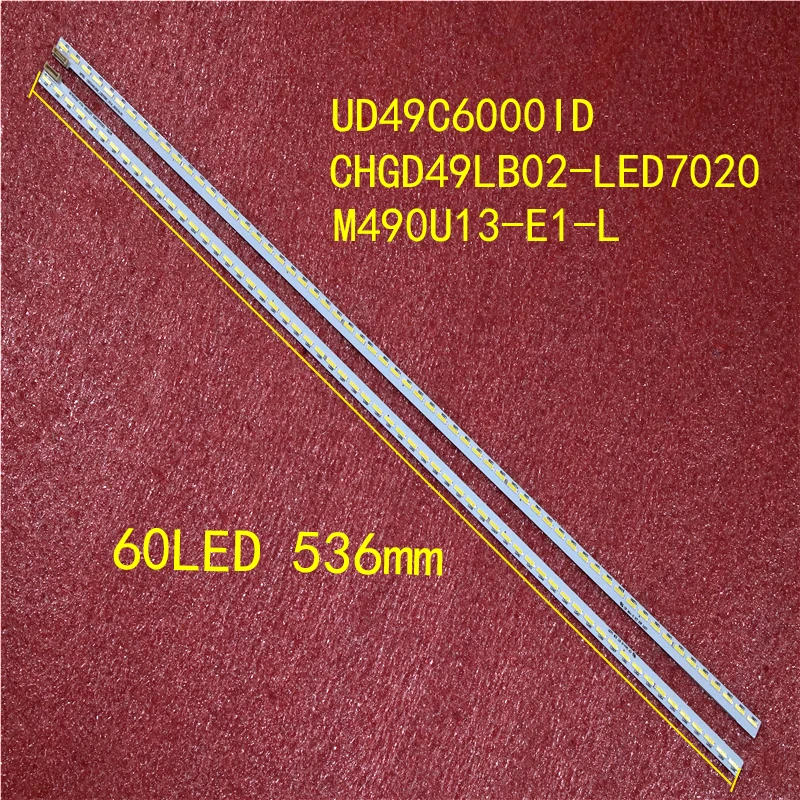 100% новый для changhong 49 &quotТВ подсветка бар подходит UD49C6000ID экран: m490u13-e1-l60 лампа 536 мм