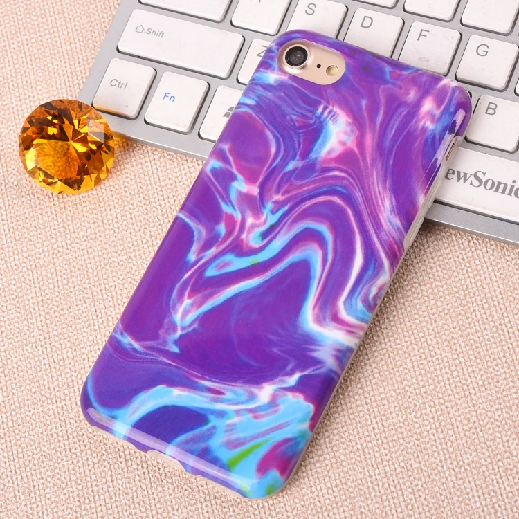 Kerzzil 2017 Модный мягкий ТПУ чехол для телефона iPhone 7 6 6S Plus текстура мраморного камня