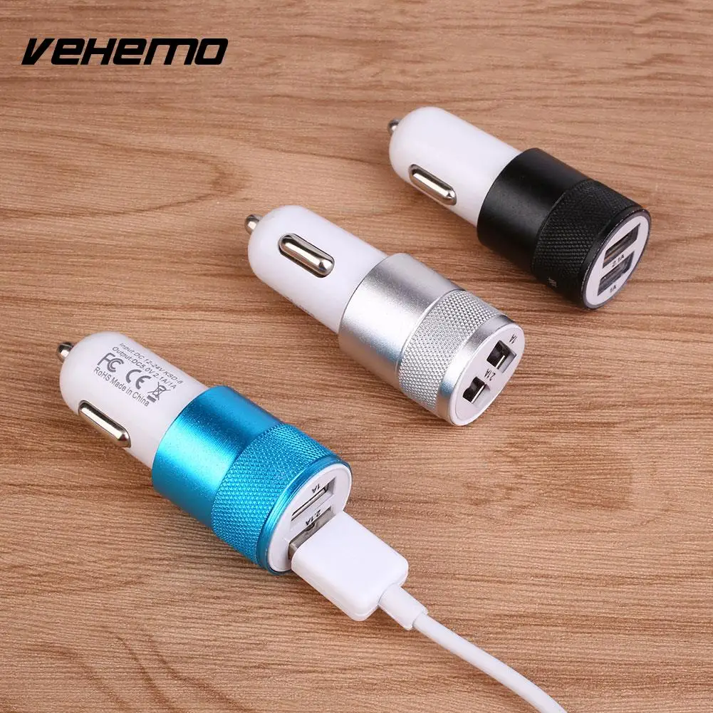 Vehemo зажигалка 2 в 1 USB Автомобильная розетка зарядное устройство зарядка