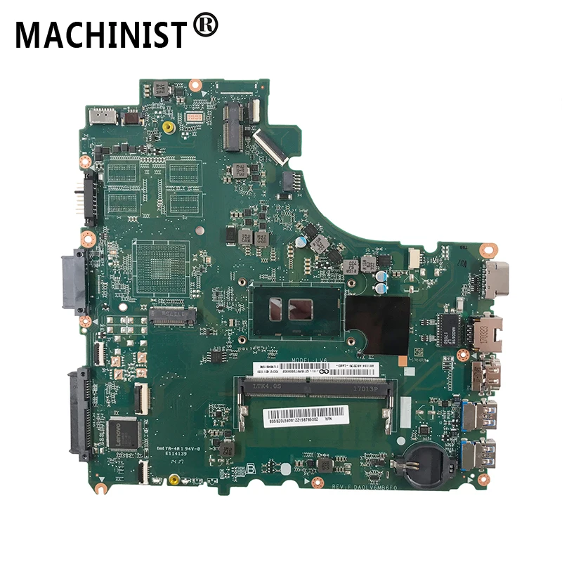 Оригинальный Для lenovo V310 15ISK 14ISK Материнская плата ноутбука I3 6100U DDR4 4G Оперативная
