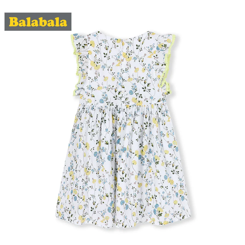 Детское платье без рукавов с принтом вечерние платья для девочек на день