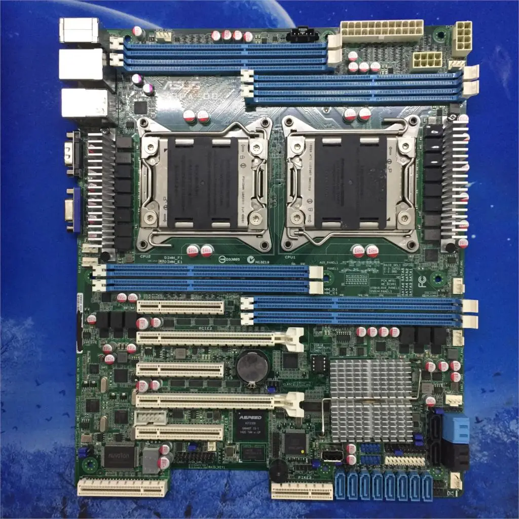 ASUS Z9PA-D8 Серверная материнская плата C602 чип 8 слотов памяти Двойной 2011 pin Б/у 90