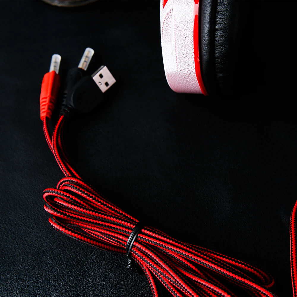 SOYTO SY833MV оригинальный Проводные Игровые наушники светодиодный светильник стерео