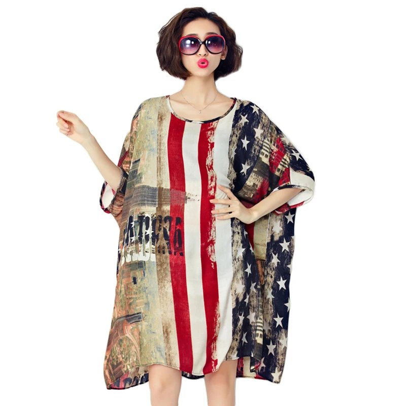 Для женщин 'Summer сарафан блузка Рубашки для Повседневное новые свободные