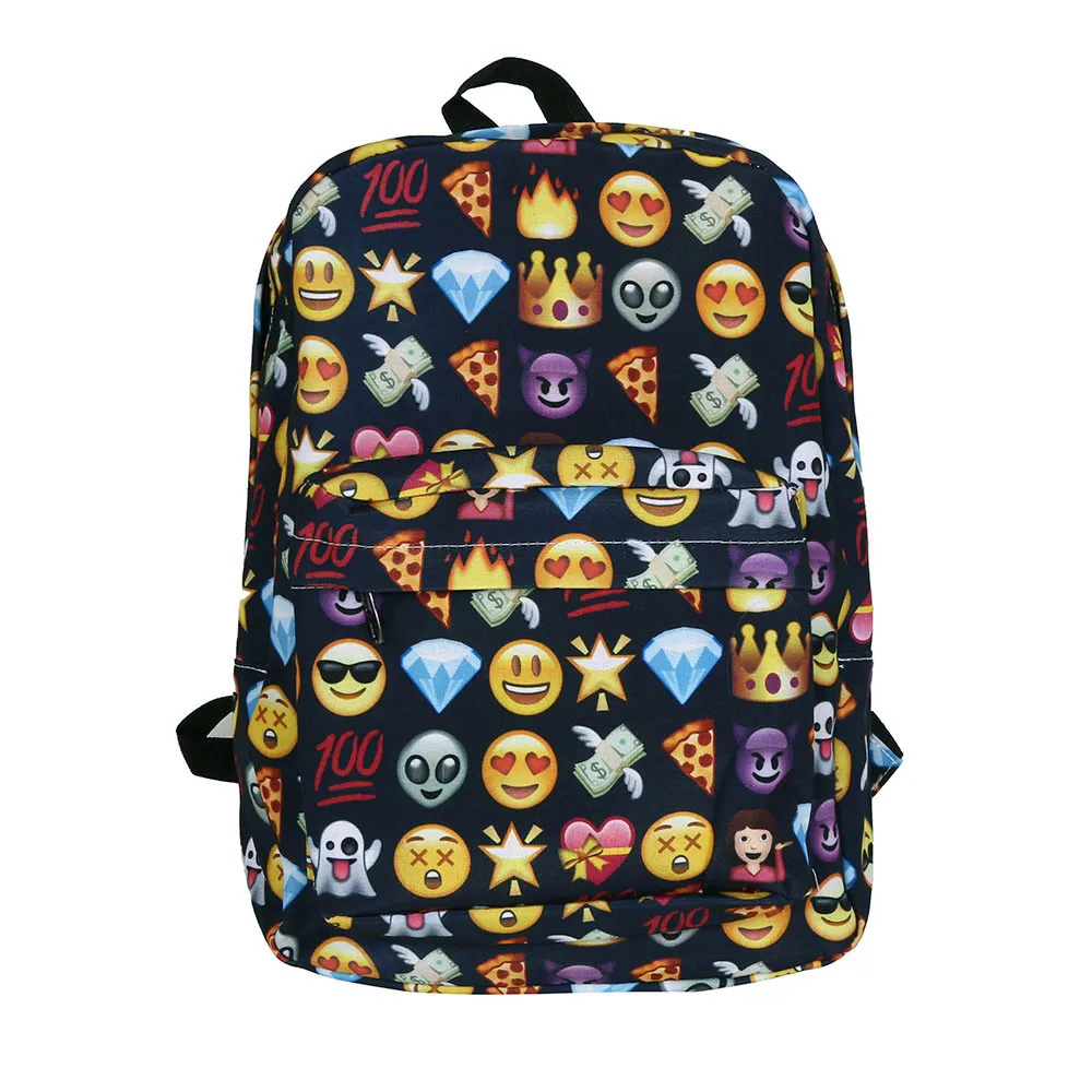 Улыбка Emoji рюкзак смайлик пакет школьная сумка|school shoulder bag|emoji backpackshoulder school bags |