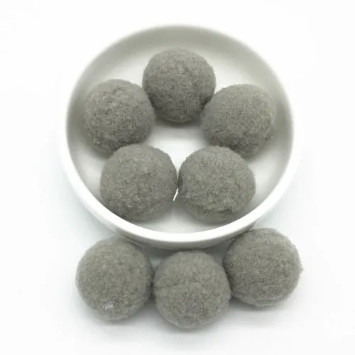 30mm 23Gray Светильник с розовым и серым помпоном для рукоделия, мягкие помпоны для рукоделия, помпоны для рукоделия, Свадебный декор, клей на ткани, аксессуары 8 мм до 30 мм, 20 г - Цвет: 30mm 23Gray