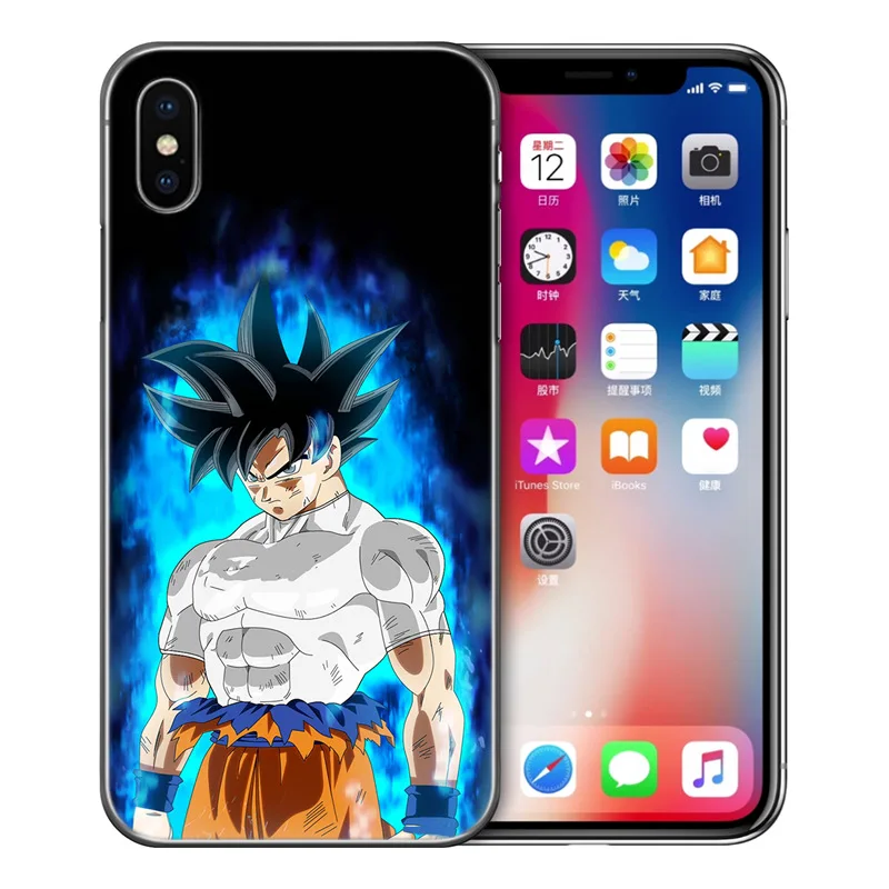 Чехол для телефона чехол iPhone 5 5S SE 6 6S 7 8 X XS Max XR Plus из мягкого ТПУ силикона Dragon Ball Goku