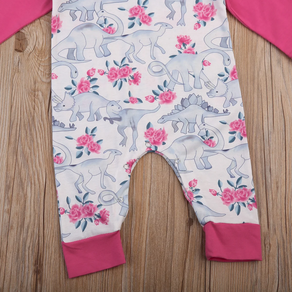 Милое хлопковое боди с цветочным рисунком для новорожденных девочек комбинезон