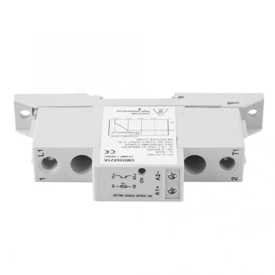 Однофазное твердотельное реле постоянного тока DSMD100015S для DIN-рейки Модуль и плата