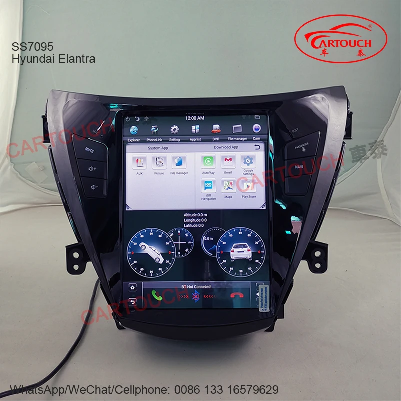 Автомобильный gps Мультимедийная система для hyundai Elantra 2008~ Автомобильный gps Радио FM AM RDS Bluetooth аудио видео 1080P HD ips экран Tesla