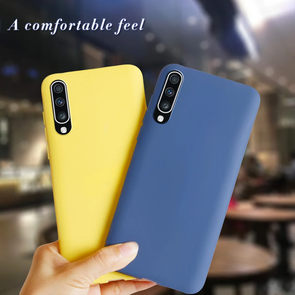 Мягкий чехол карамельного цвета из ТПУ для Funda Sasmung Galaxy A70 SM-A7050 A705F силиконовый Samsung