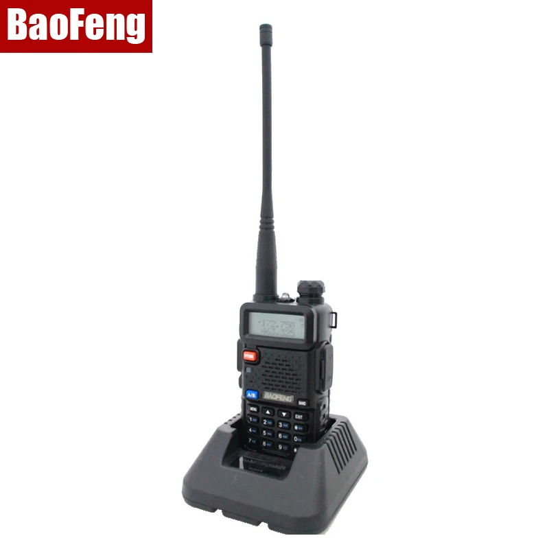 Оригинальная портативная рация BAOFENG UV 5R Talkie/антенна/наушник/адаптер