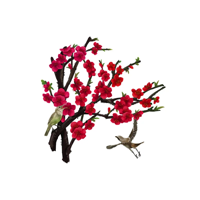 Классическая художественная домашняя Настенная Наклейка YOJA 22 4x22 8 см ветка