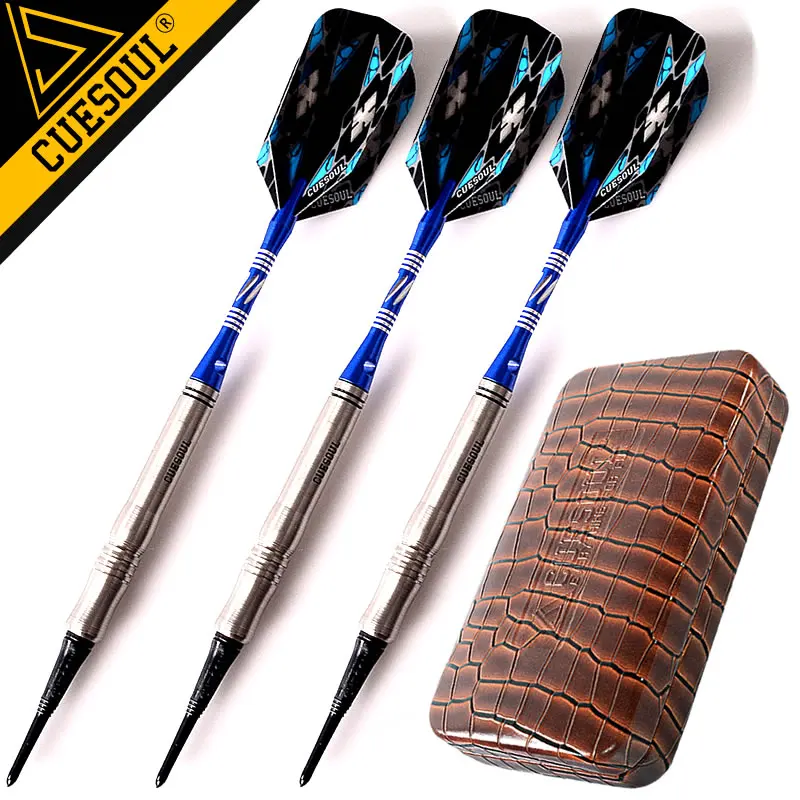 New CUESOUL Tungsten Darts Professional Soft Tip 18g 15cm Electronic Dart Needle With Aluminum Shafts|soft tip|darts 18gsoft tip darts |
