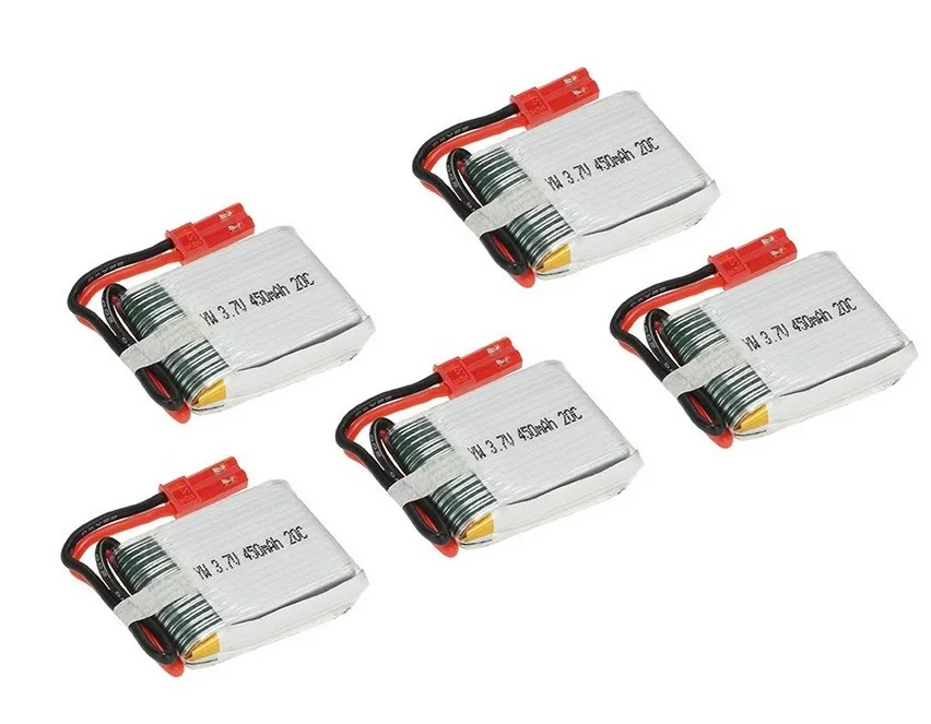 5 шт./лот Rc Lipo батарея 3 7 v 450mah 20C max 40C Li-po для Syma X5C X5SW Udi U27 U841 RC Квадрокоптер оптовая