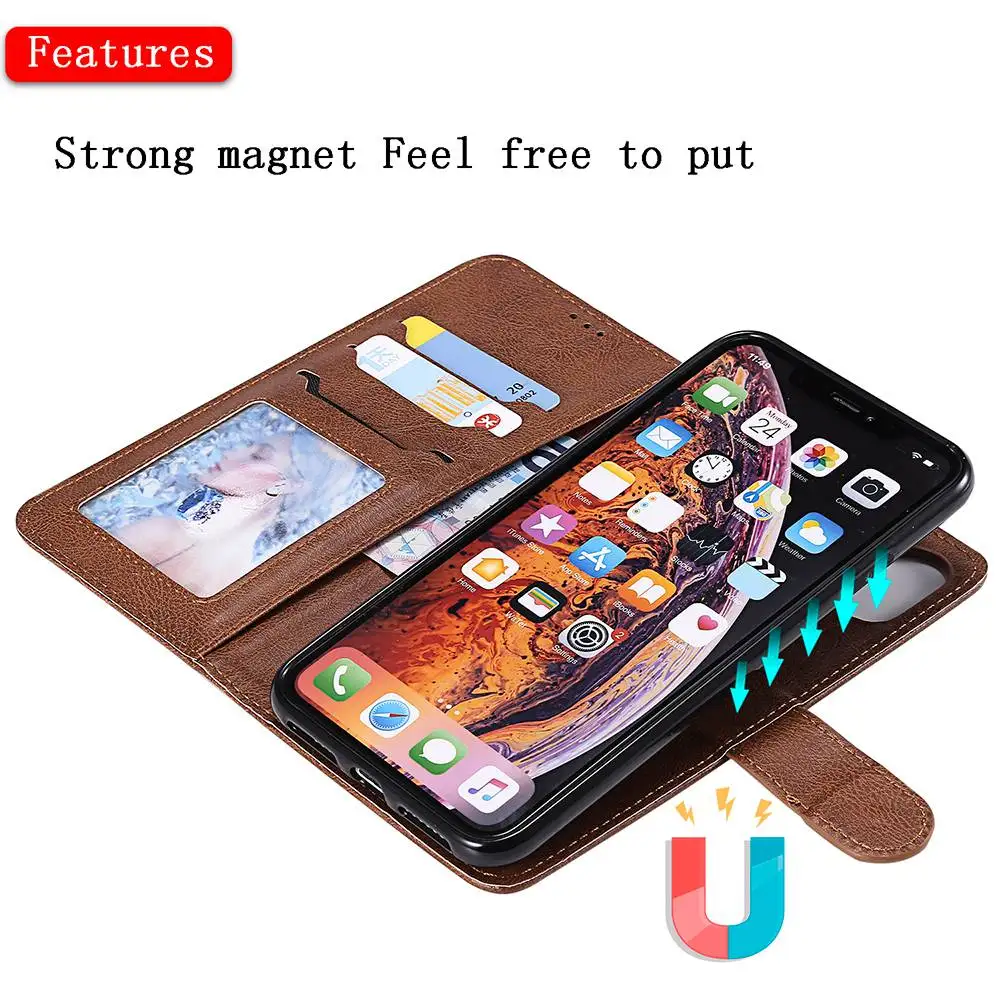 KISSCASE Case For iPhone 5S 5 Se Full Protective Card Slot PU Leather 8 7 Plus 6S 6 Capinhas Coque Fundas Capa | Мобильные телефоны