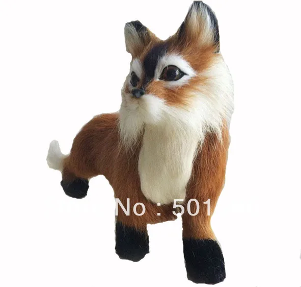 

free shipping ornamental fox decorative fox figurine