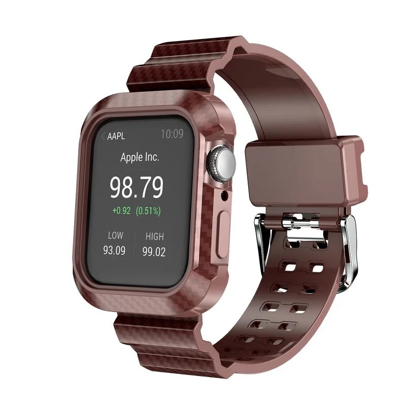 Спортивный ремешок для Apple Watch Band 44 мм водонепроницаемый чехол Iwatch Series 4 браслет