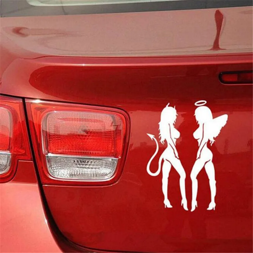 Автомобиль горячие классические сексуальные девушки стикер гнев дьявол КРАСОТА