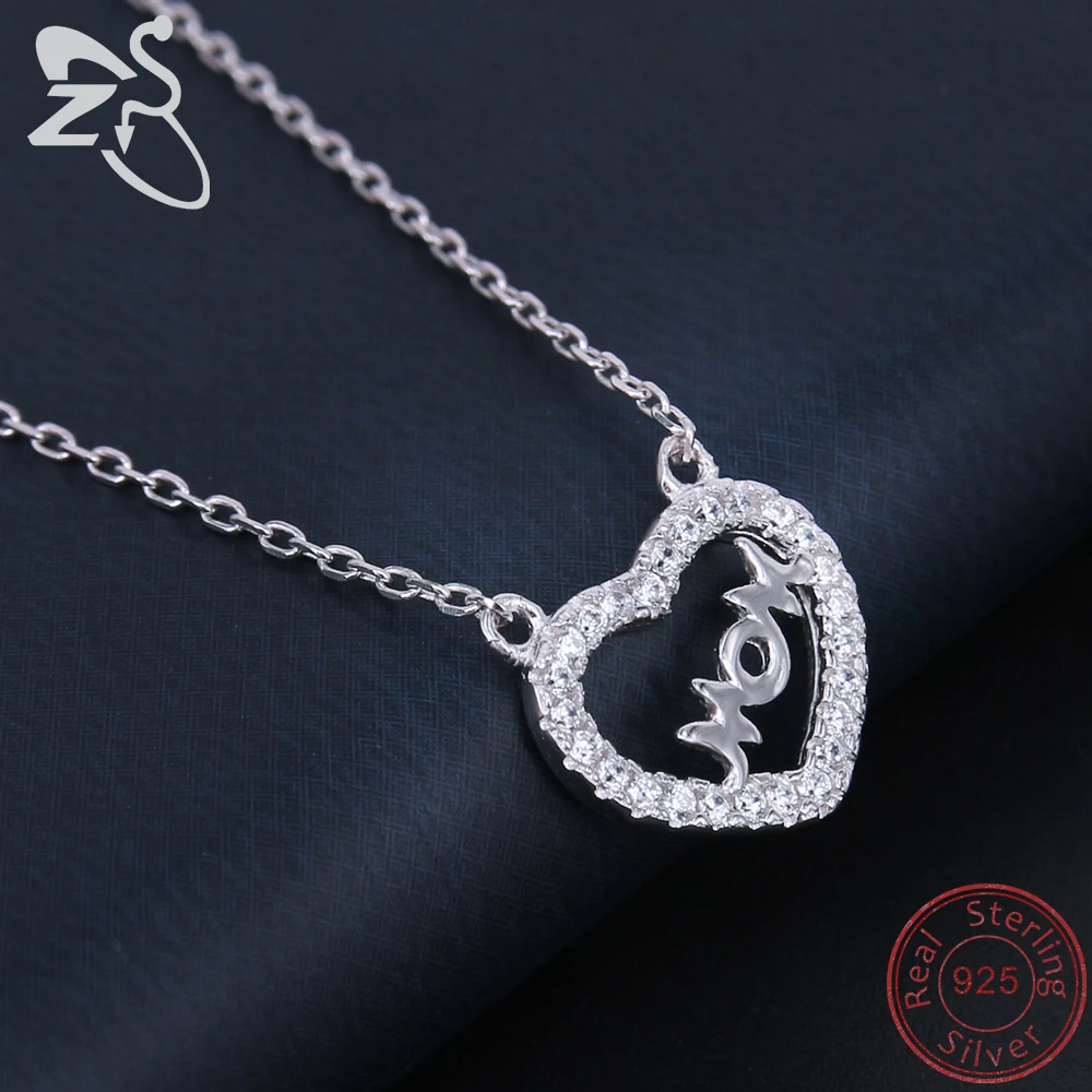 Женская цепочка из серебра 925 пробы с фианитом | Украшения и аксессуары