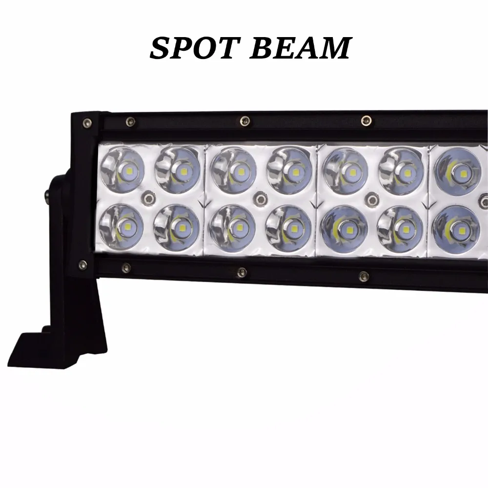 12V 24V LED рабочий свет бар изогнутые лампы для вождения автомобиля 21 &quot32&quot 52 &quotramp