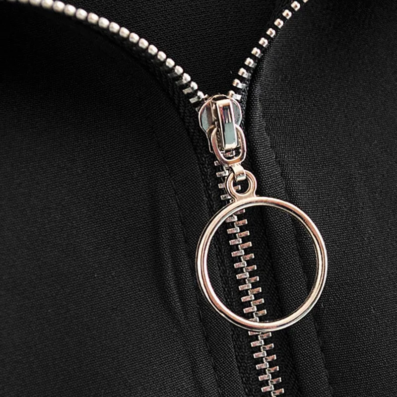 2019 Повседневная Верхняя одежда черного цвета флуоресцентная зеленая куртка