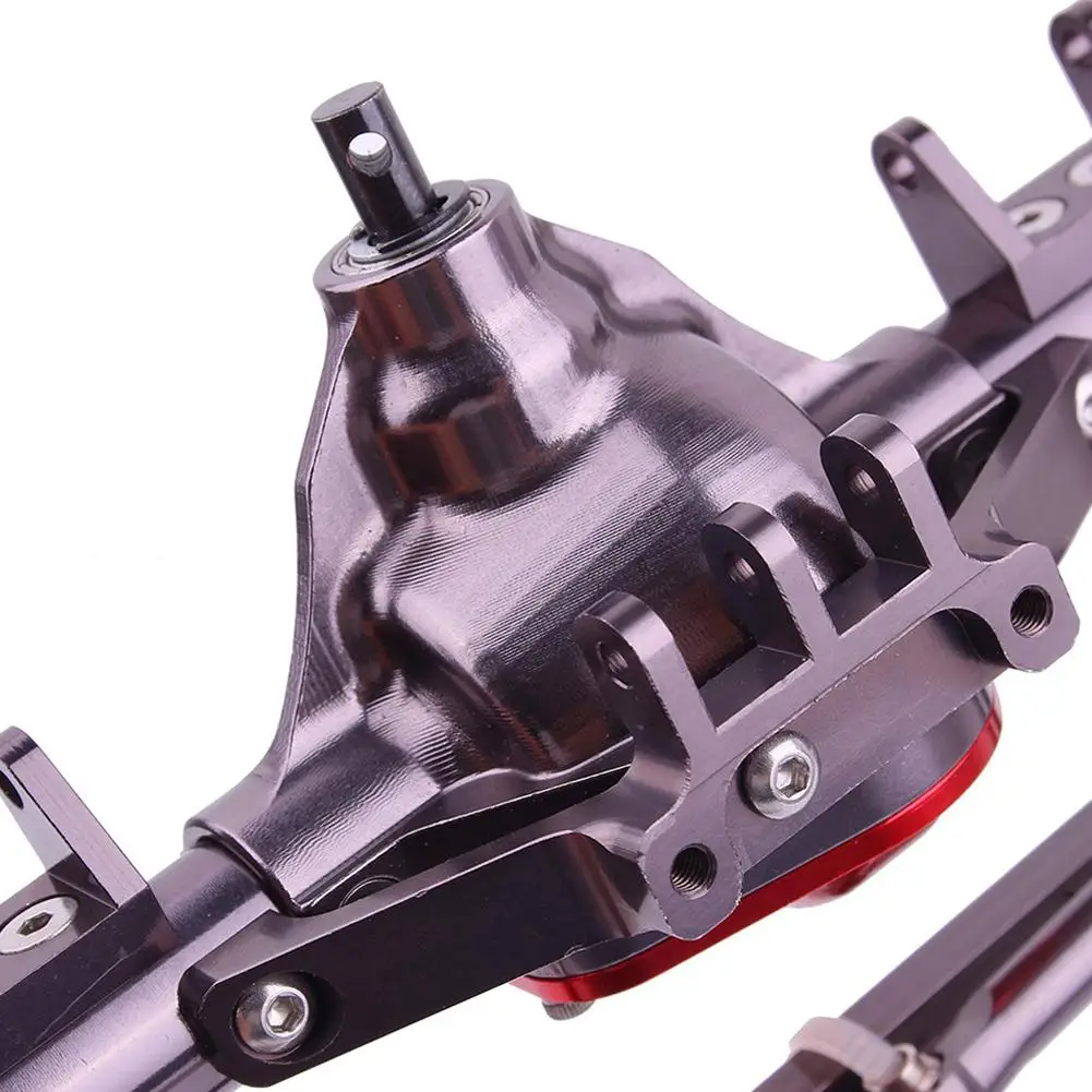 LeadingStar 1/10 RC автомобиль CNC алюминиевая передняя + задняя осевая машина Rock для Crawler