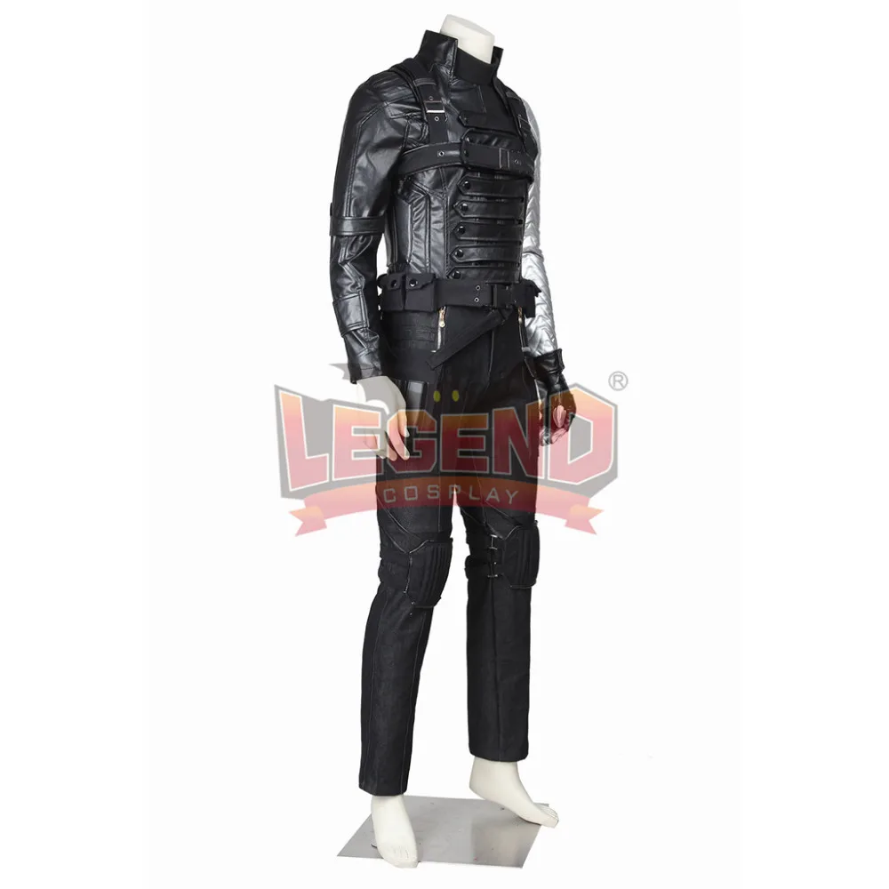 Капитан Америка Зимний Солдат James buchanan Barnes Bucky наряд взрослый карнавальный костюм на Хэллоуин