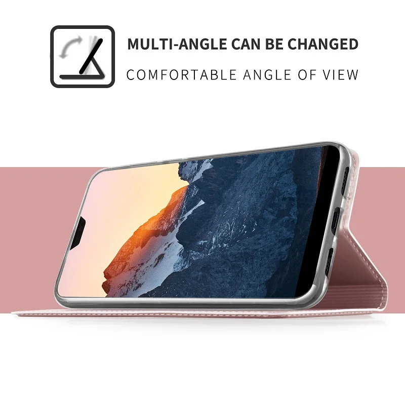 Для huawei P20 Lite чехол для мобильного телефона защитный кожаный чехол для huawei P20 Lite сумка для телефона карта карман Магнитный чехол