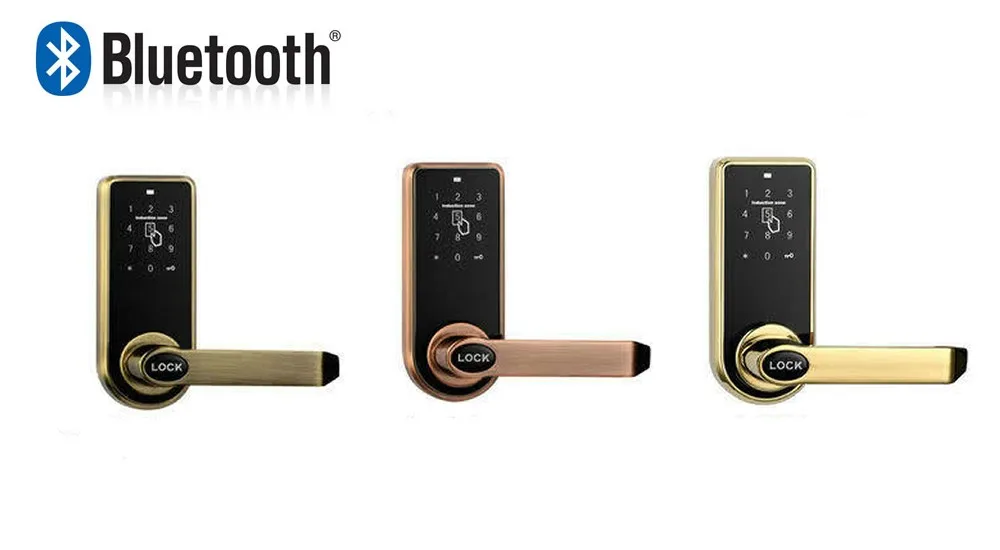 Смарт-замки из цинкового сплава с Bluetooth с кодом сенсорного экрана для отеля и квартиры, совместимы с iOS и Android OS8818BLE