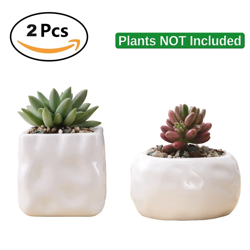 T4U керамическая полоса суккулентный цветочный горшок для кактуса бонсай горшки