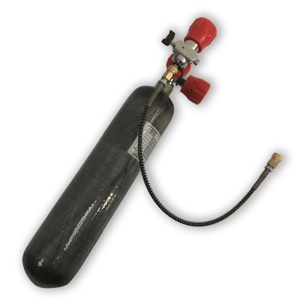 AC102101 2L CE M18 * 1 5 HPA Пейнтбол PCP бак 300 бар углеродное волокно цилиндр для дайвинга с