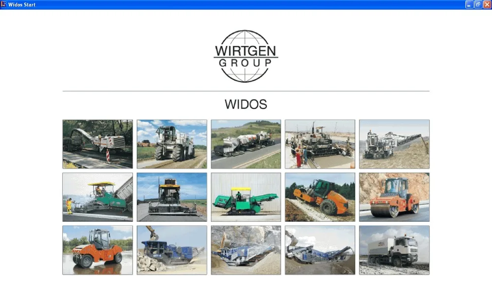Wirtgen Hamm Vogele Kleemann WIDOS 2013|wirtgen widos| |