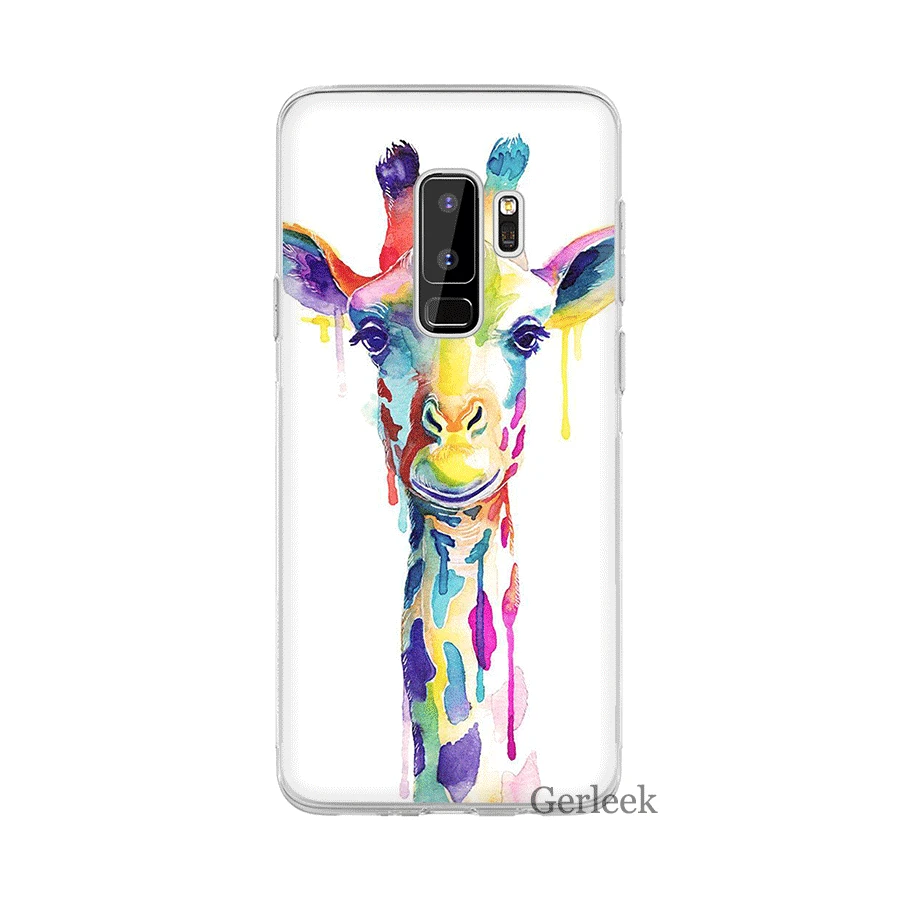 Чехол Desxz giraffes для Samsung galaxy J1 J2 J3 J5 J7 J6 Prime защитный чехол|Чехлы-накладки| |
