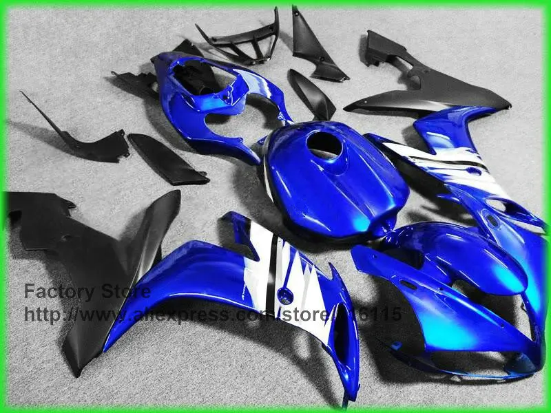 Чистый черный обтекатель комплект для YAMAHA Обтекатели YZF R1 2004 2005 2006 yzf r1 04 05 06 ABS