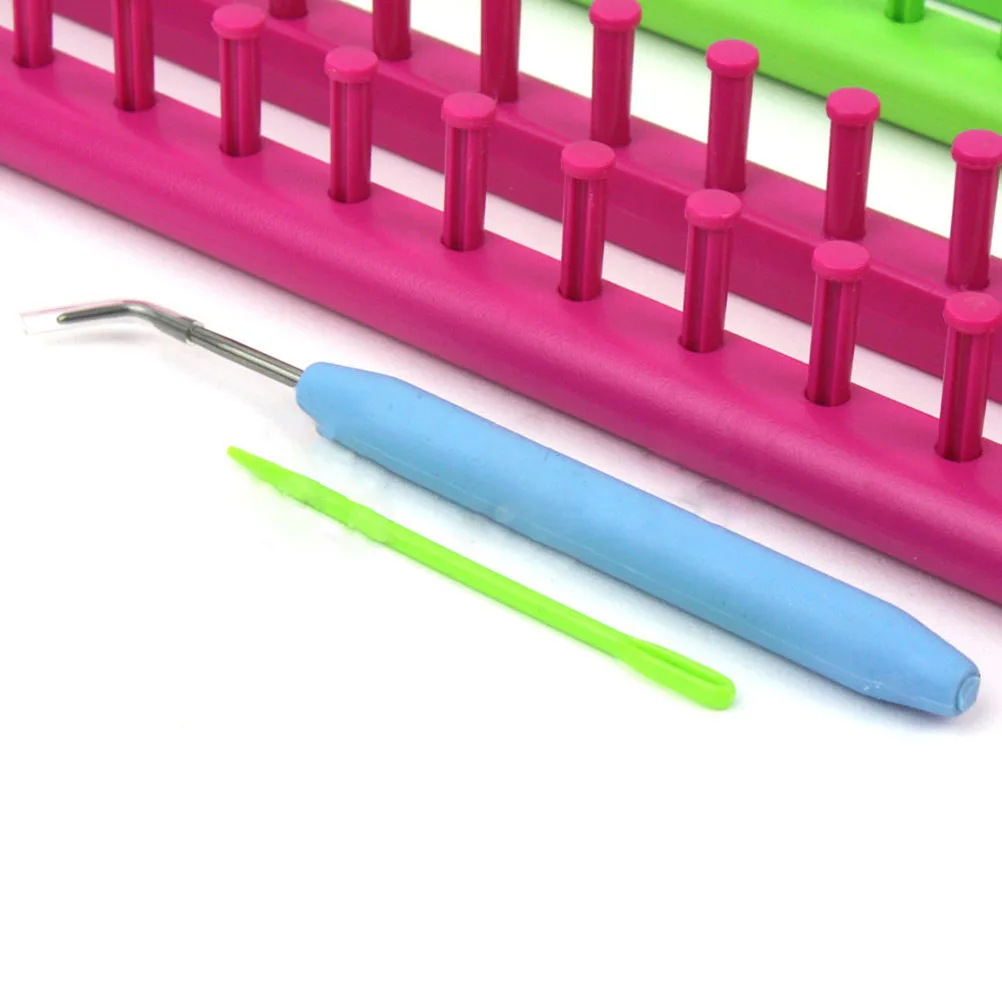 Вязание вязальщица станках + набор помпоном чайник Craft Комплект носок шарф шляпа