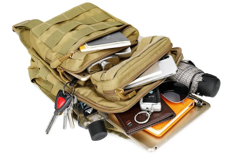 Tactical Chest Backpack Military Bag Hunting Fishing Bags Camping Hiking Army Hiking Backpacks Mochila Molle Shoulder Pack XA65A