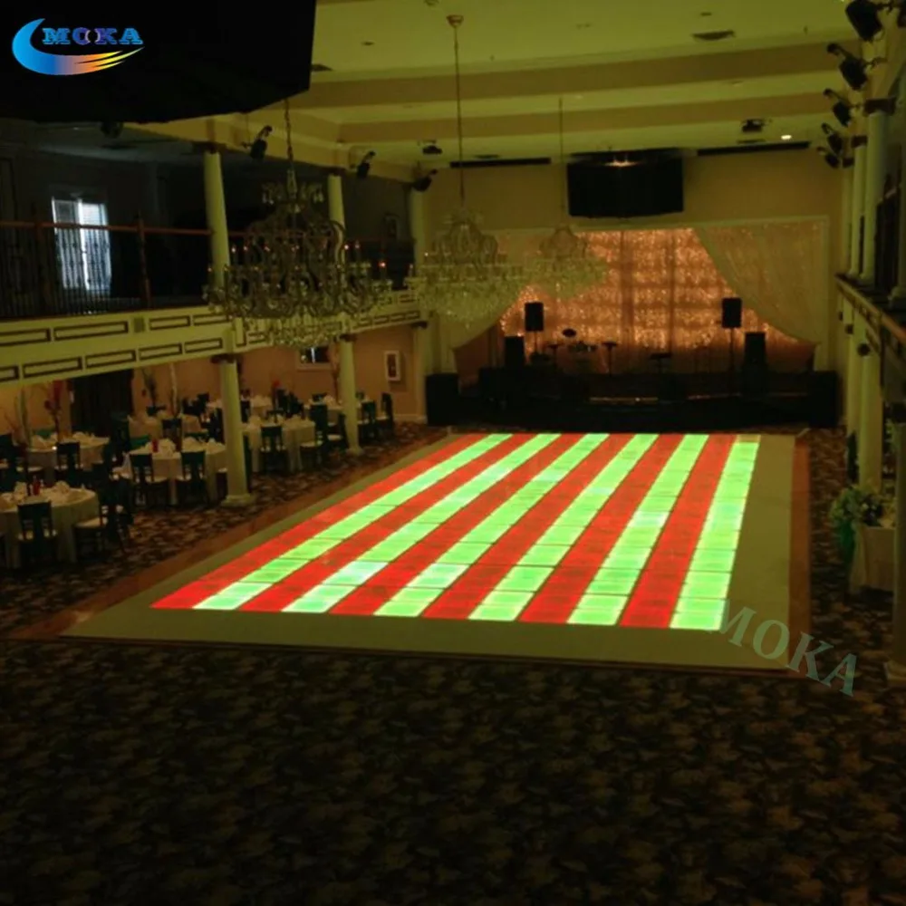 16 квадратных метров светодиодный светильник ed танцевальный пол RGB dj светодиодный танцевальный пол Светодиодный чувствительный танцевальный напольный светильник для свадебной вечеринки DJ ночной клуб