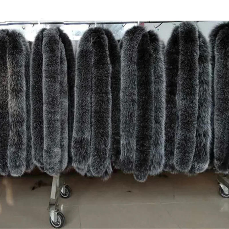 Женский воротник-Кольцо из натурального Лисьего меха длина 70 см L39 100% |