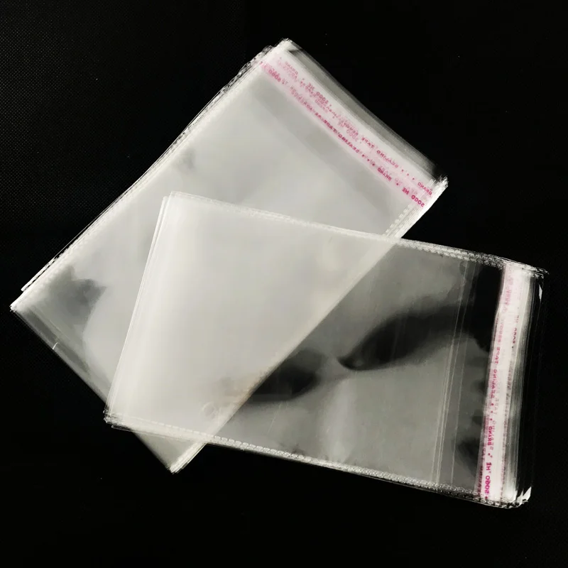 12X15CM прозрачный самоклеющийся уплотнитель OPP Полиэтиленовые пакеты Подарочный