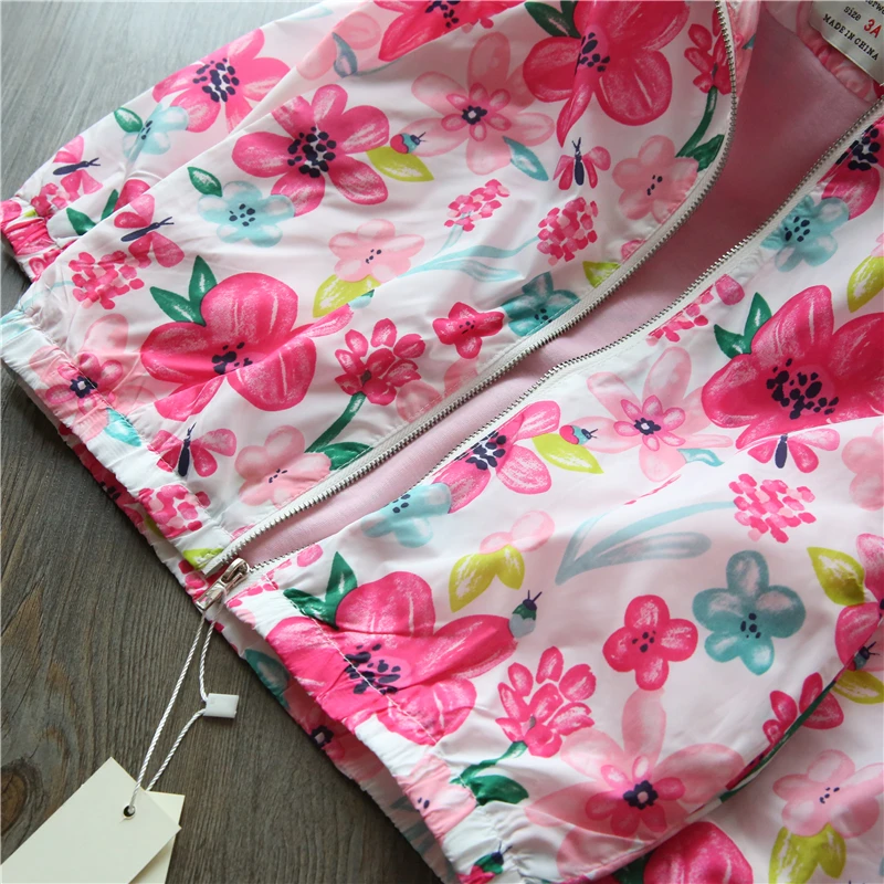 2018 новая куртка для девочек верхняя одежда с принтом Пеппы пальто капюшоном и