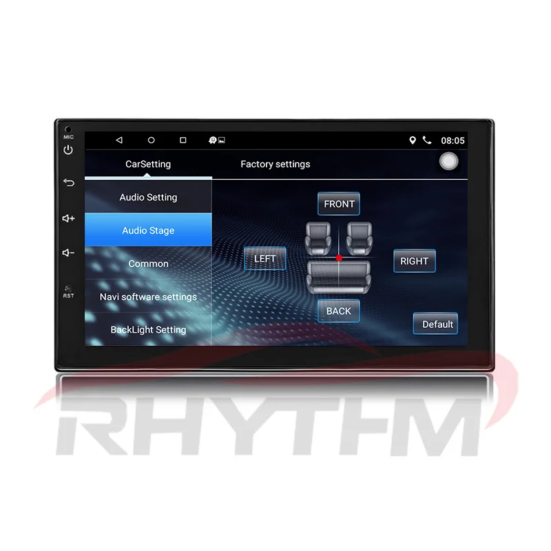 2019 Универсальный ISO 7 &quotAndroid 1 автомобильный dab радио 1080 P gps аудио 2DIN Стерео