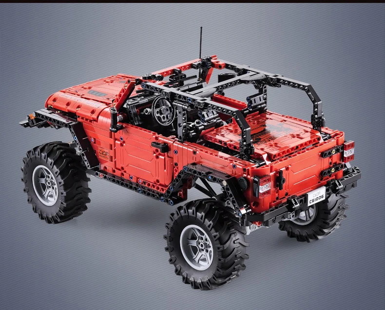 Cada пульт дистанционного управления 2,4G Adventurer Car 1941pcs Technic battery Box Motor Creator Строительные Кирпичи Блоки Игрушки для мальчиков
