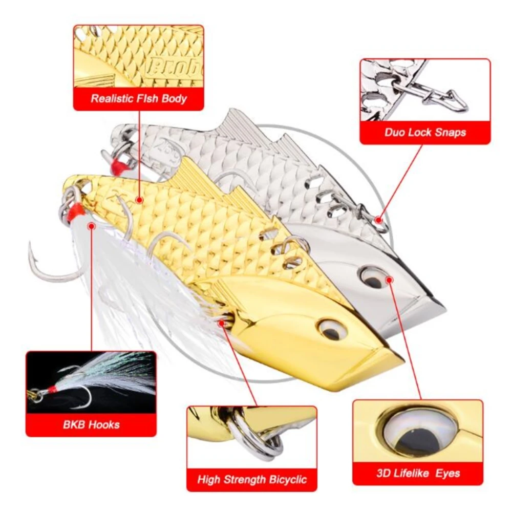 1 шт./лот VIB жесткая приманка для рыбалки 10 г/18 г/26 г/35 г PESCA, Воблер для рыбалки isca искусственная все для рыбалки