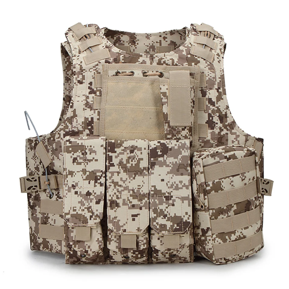 Камуфляжный охотничий военный тактический жилет Wargame Body Molle Armor охотничий жилет CS SWAT Team Уличное оборудование для джунглей