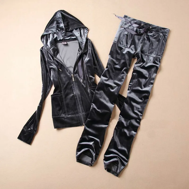 Новинка 2020 г. весенний/осенний/Золотой бархатный женский тренировочный костюм из