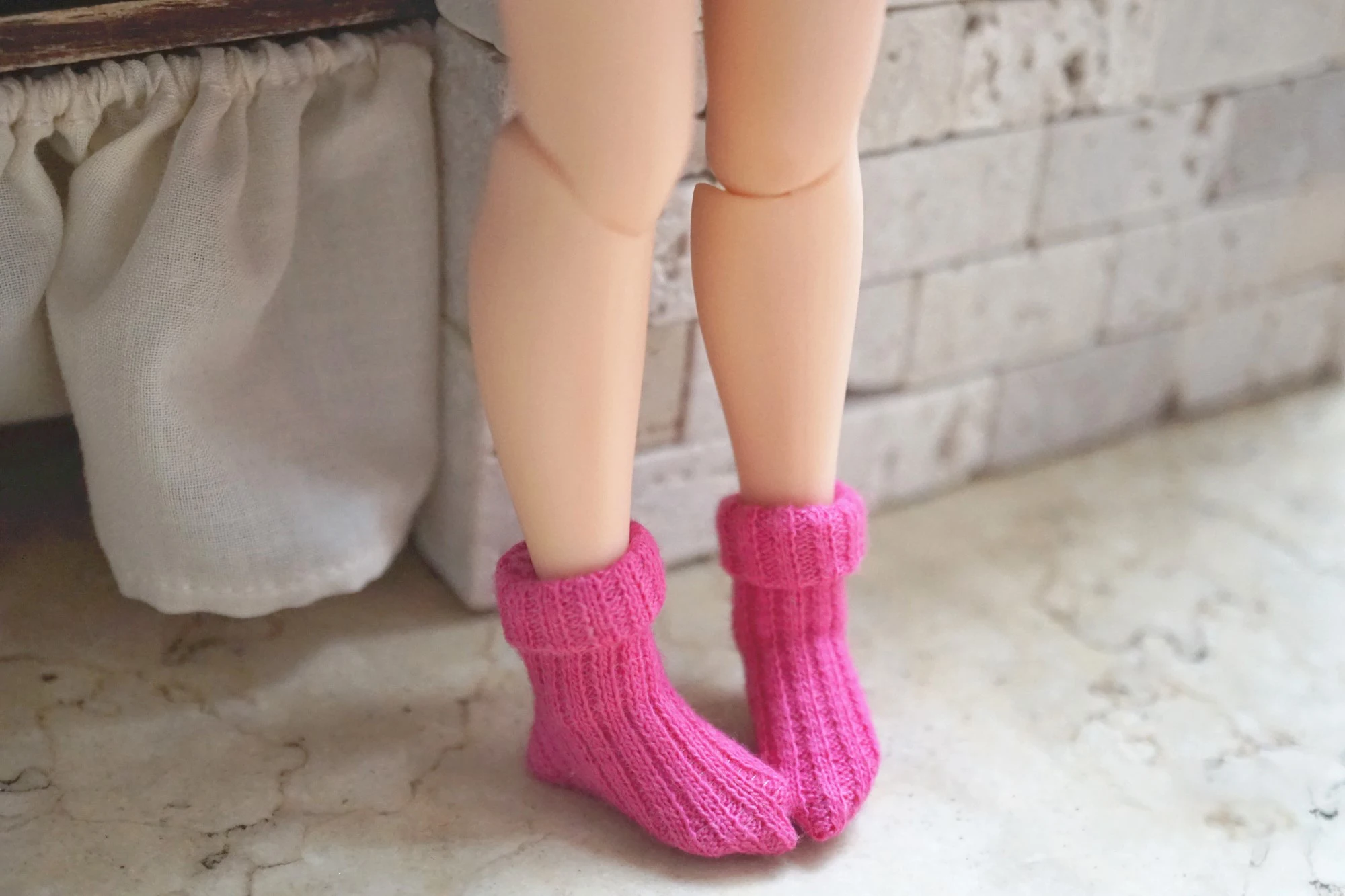 Носки для кукол 6 цветов милые носки из ниток Blyth Azone barbis Pullip 1/6 Одежда | Игрушки и